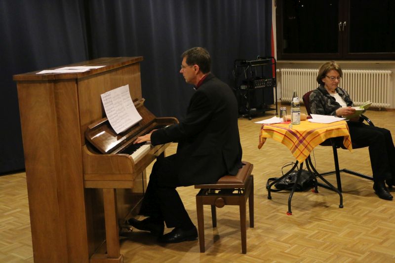 Pianist George Kuchar und Autorin Sigrid Ramge sind ein bewährtes Team