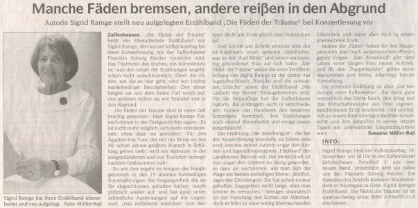 Stuttgarter Zeitung/ Nordrundschau, November 2004