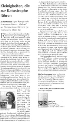 Stuttgarter Nachrichten, Nord-Rundschau., 09.05.16